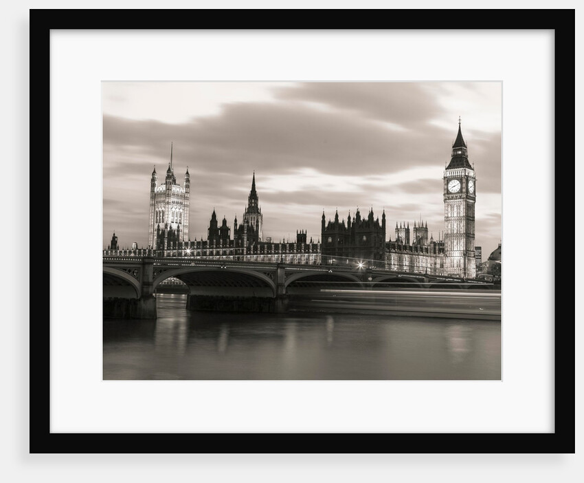 Westminster bridge at dusk by Assaf Frank